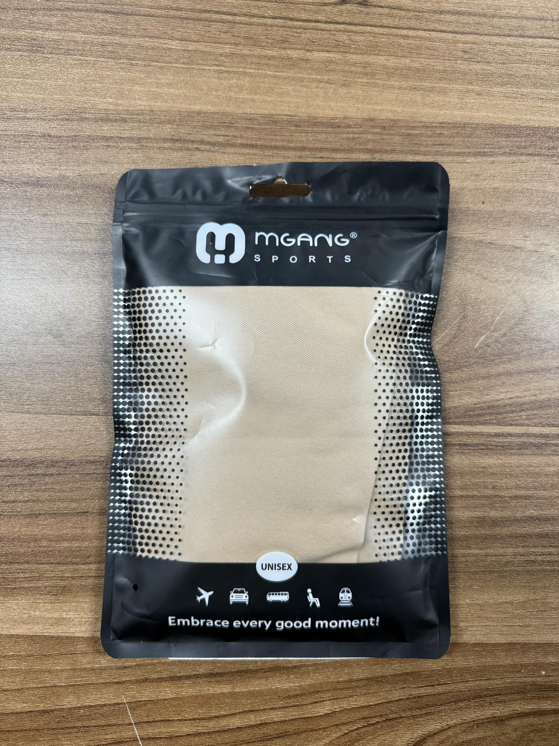 MGANG Medical Compression Pantyhose for Women & Men - 15-20mmHg Graduated Support Tights, Open Toe, Opaque Waist High Stockings for Edema, Varicose Veins, DVT Relief - Beige | Perfect for Travel, Pregnancy & Post-Surgery Recovery