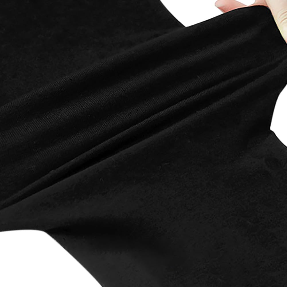 Naiyafly Women's High Waisted Flare Leggings - Solid Black Yoga Pants with Bell Bottoms, Stretchy Full Length Dance Tights for Yoga, Pilates & Casual Wear