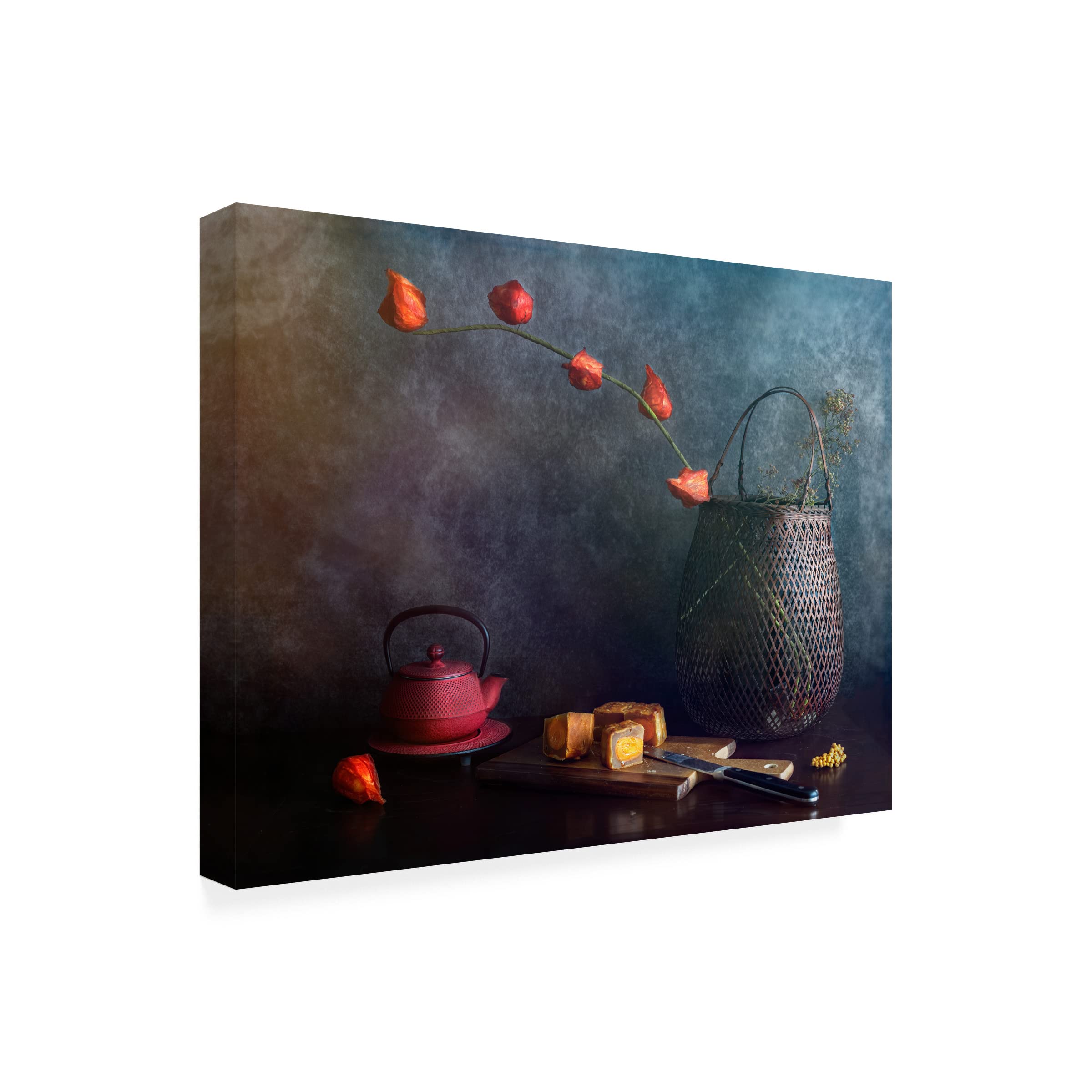 Trademark Fine Art 'Full Moon Festivals' Canvas Wall Art Print by Jie Fischer - Perfect for Living Room, Bedroom & Office Decor