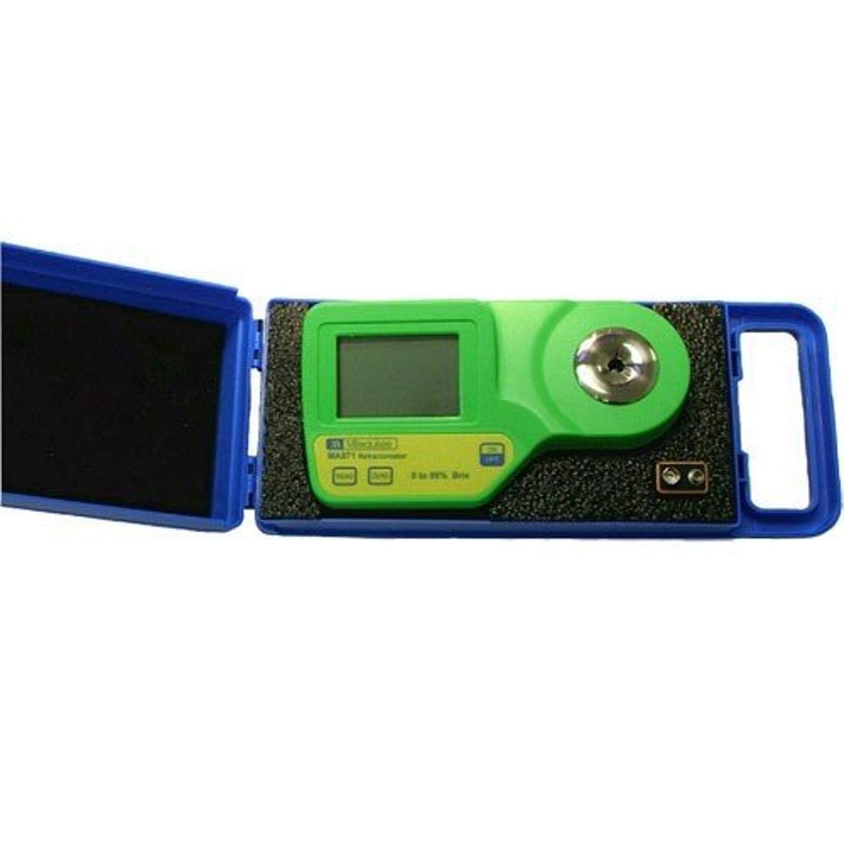 Milwaukee MA871-BOX Digital Brix Refractometer - Accurate Sugar Content Measurement for Wine, Beer, Juice & Honey - Portable with Protective Padded Case for Home Brewing & Food Processing