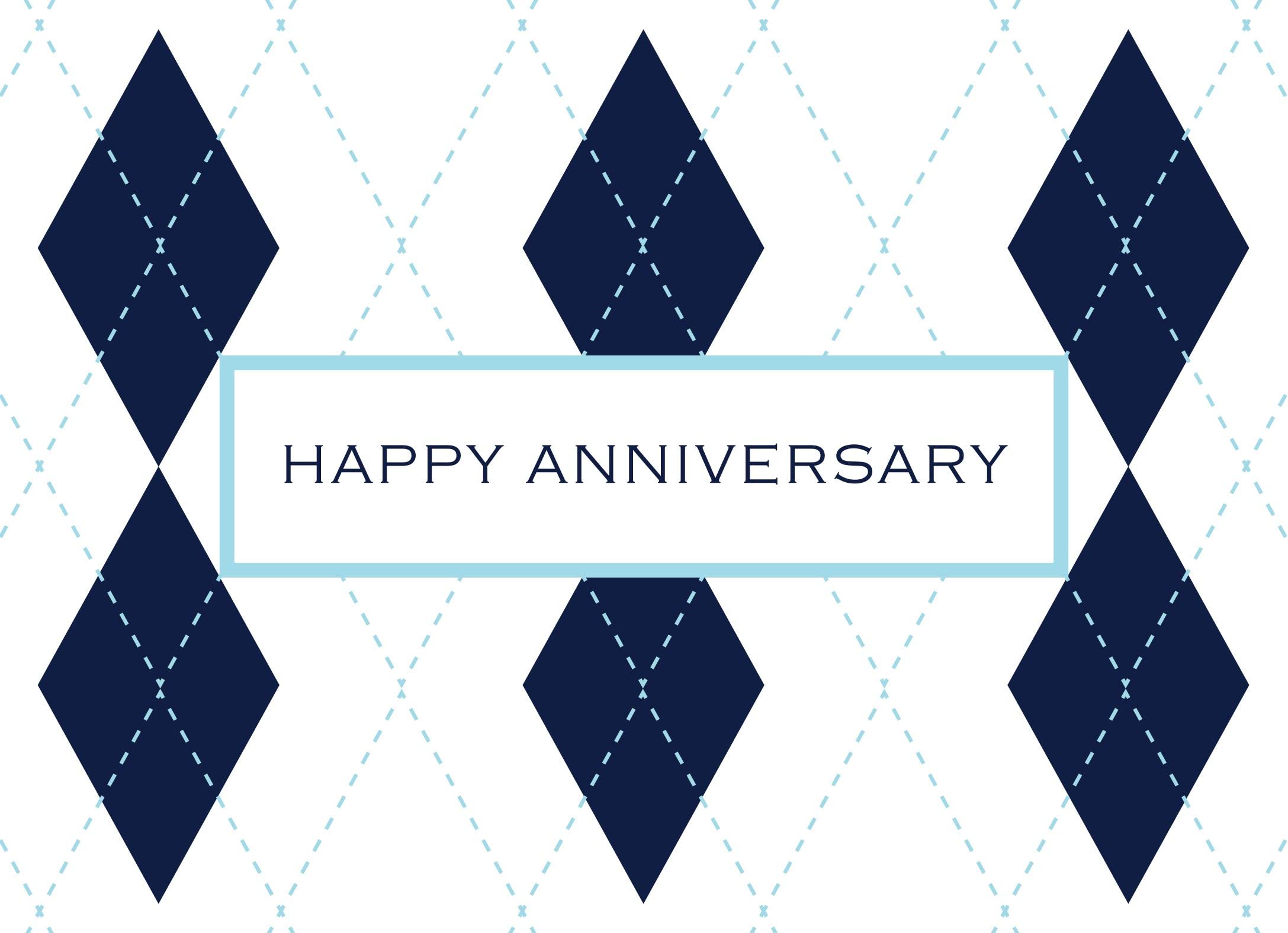 CEO Cards - Elegant Plaid Business Anniversary Greeting Cards Set (5x7 Inches) - 25 Premium Cards & 26 White Envelopes - Perfect for Corporate Celebrations, Milestone Recognition & Executive Gifting (A1603)