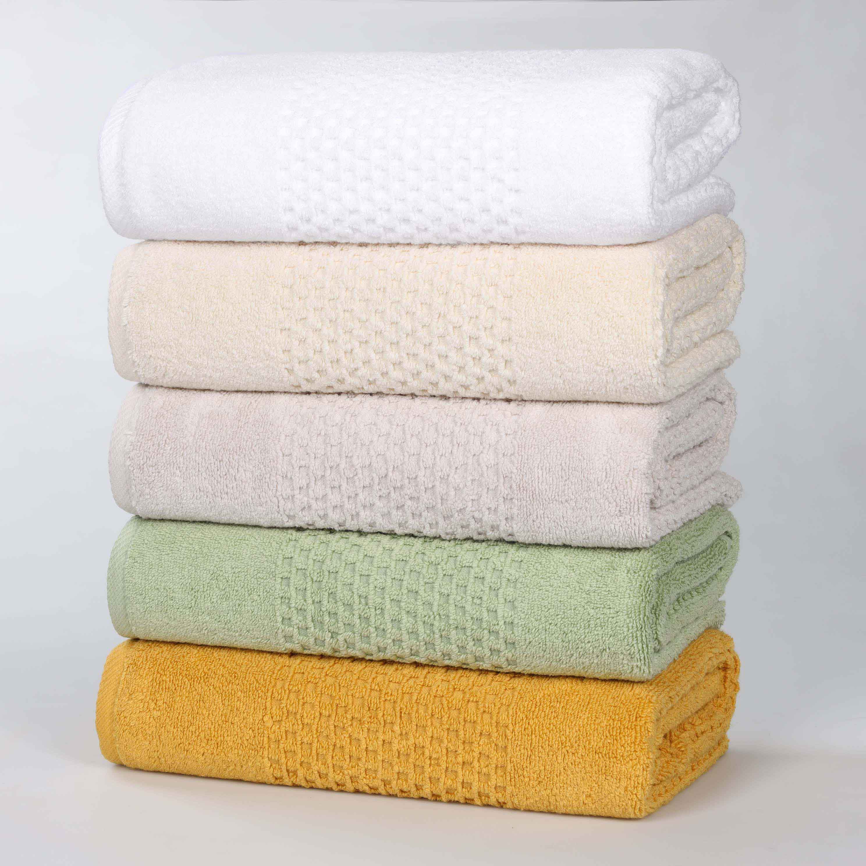Playa Zero Twist Cotton Solid Waffle Textured Bath Sheets - Ultra Soft & Absorbent Set of 2 | Luxury Spa & Bathroom Essentials for Hotels & Home Use