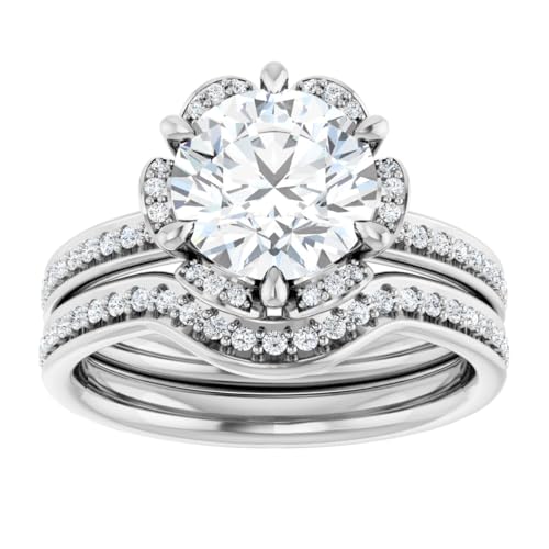 White : Bridal Rings Set