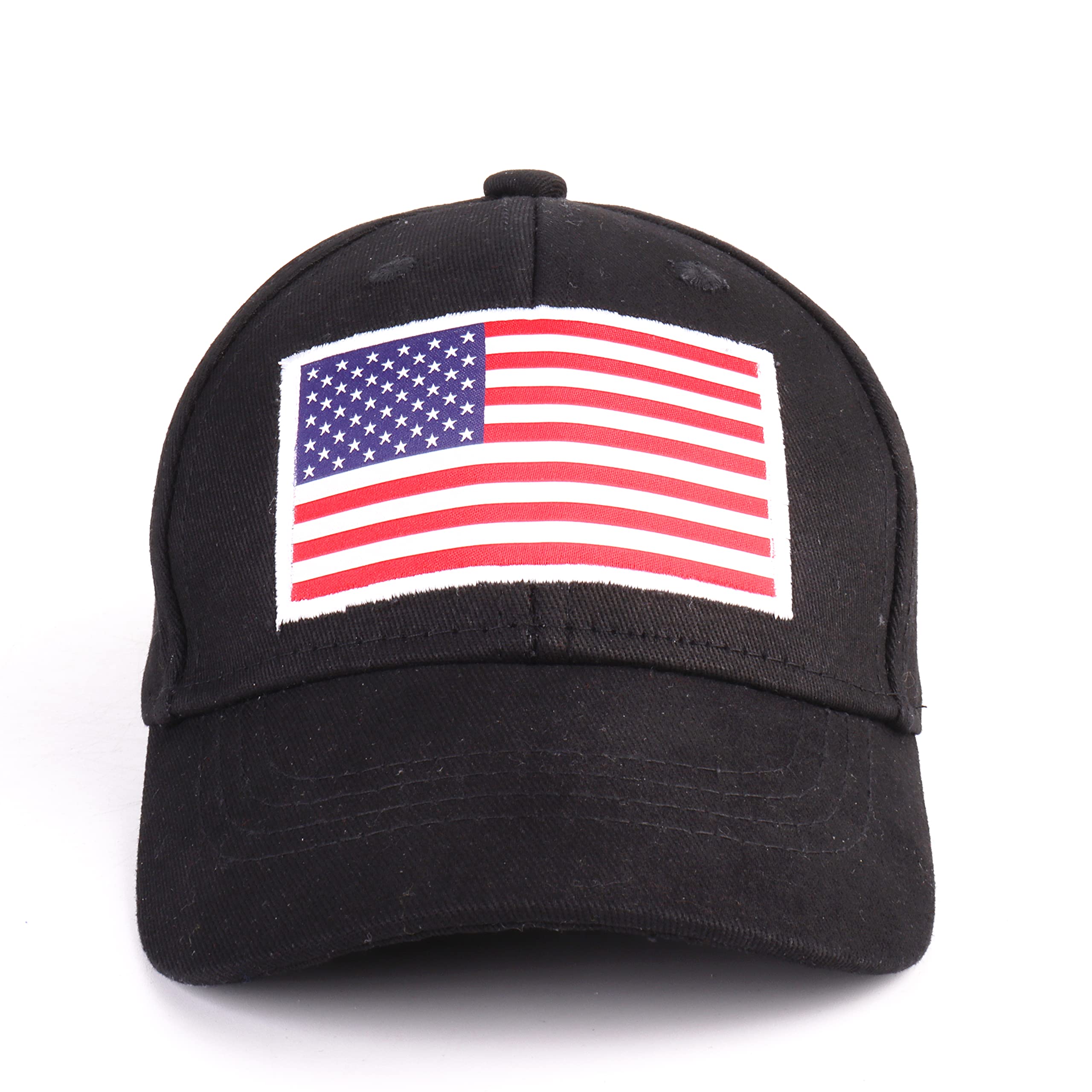 LANGZHEN Patriotic American Flag Baseball Cap for Men & Women - Adjustable USA Trucker Snapback Hat for Outdoor Activities, Sports, and Casual Wear