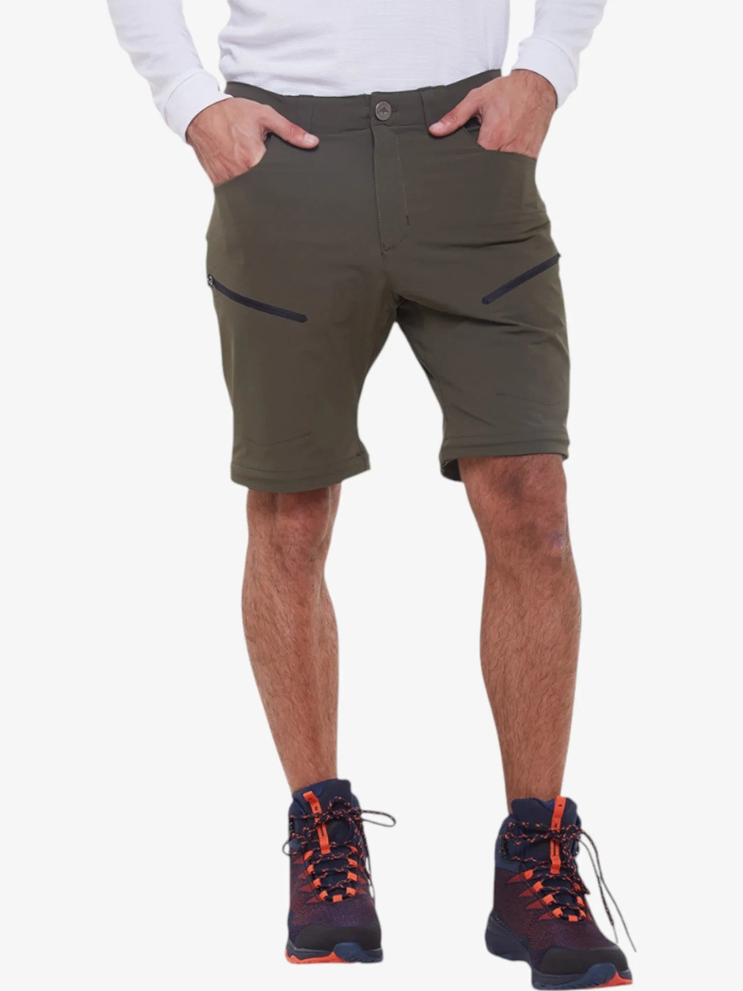 Katmandu Trekking Convertible Pants - Military Green Hiking & Outdoor Adventure Pants for Men & Women | Perfect for Camping, Backpacking & Travel