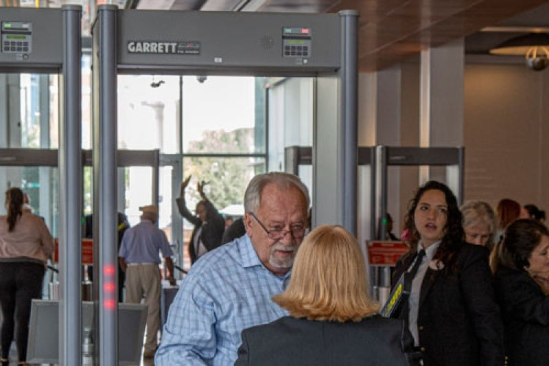 Garrett PD6500i Walk Through Metal Detector - High Security Metal Detection for Airports, Schools & Events | Advanced Multi-Zone Detection Technology
