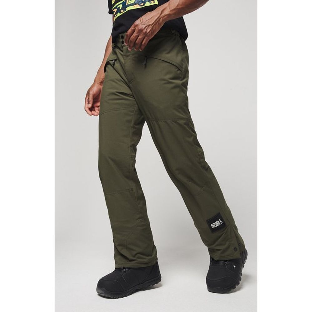O'Neill Hammer Insulated Waterproof Ski Pants for Men & Women - Warm Winter Snowboarding Pants in Forest Night Color | Perfect for Skiing, Snowboarding & Cold Weather Outdoor Activities