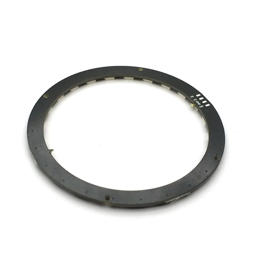 DollaTek RGB LED Ring Light with 24-Bit WS2812 5050 RGB & Built-in Controller - Perfect for Photography, Videography, and Live Streaming