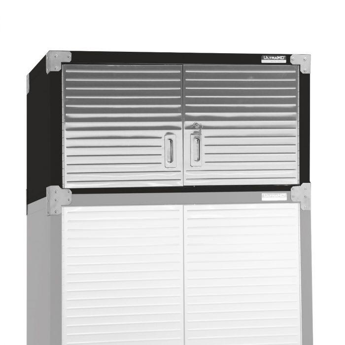 UltraHD® 2-Piece Storage Cabinet Set - Modern Organizer for Home, Office & Garage - Perfect for Closet Organization & Space Saving Solutions