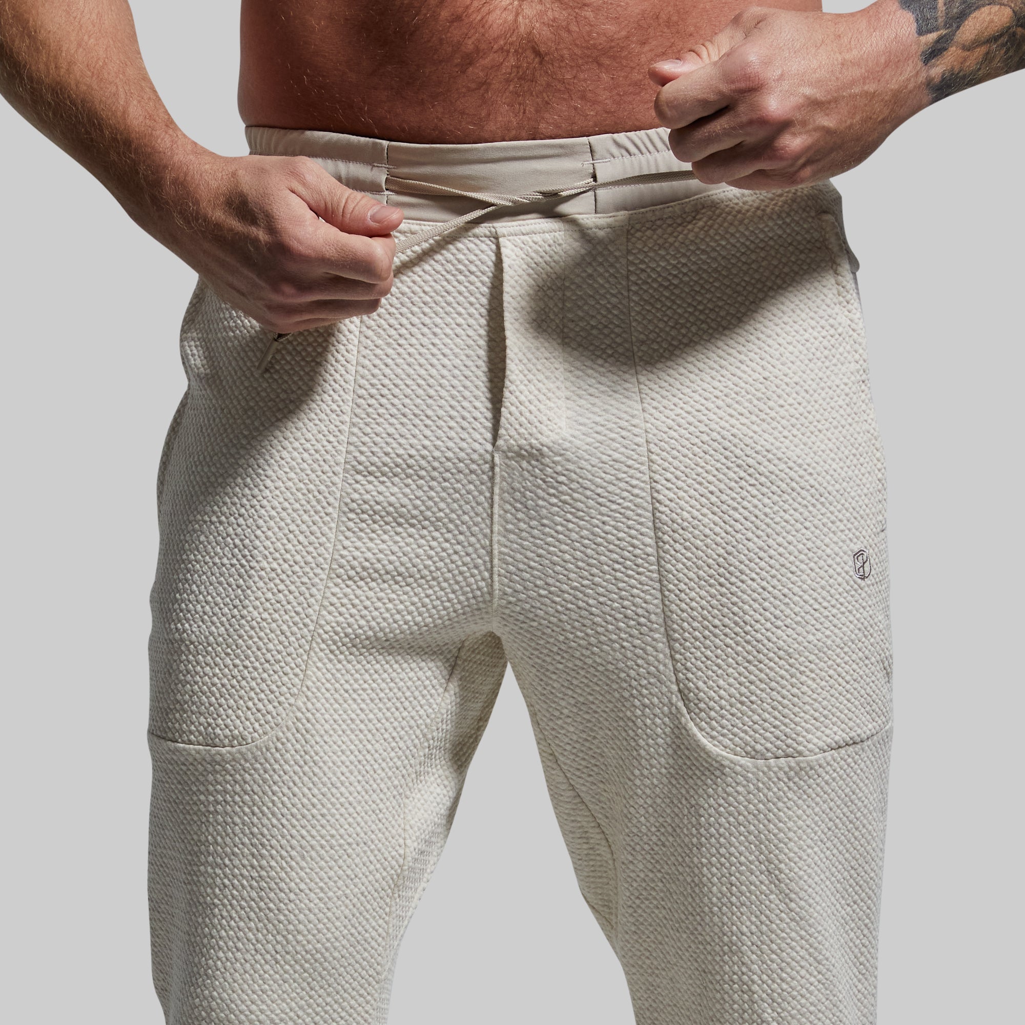 Men's Lightweight Cloud Jogger Pants - Heather Oatmeal Color - Comfortable Running & Lounge Sweatpants for Casual Wear, Workout & Home Relaxation