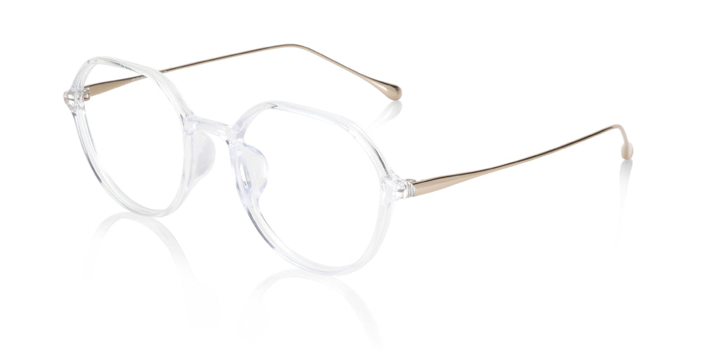 JINS SABAE Combi 005 Eyeglasses - Lightweight Acetate Frame with Spring Hinges for Men & Women | Perfect for Reading, Working & Daily Wear