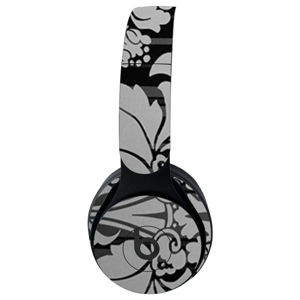 MightySkins Protective Vinyl Decal Wrap Cover for Beats Solo Pro Wireless Headphones - Floral Retro Design | Durable, Customizable & Easy to Apply | Made in USA | Perfect for Travel, Workouts & Daily Use