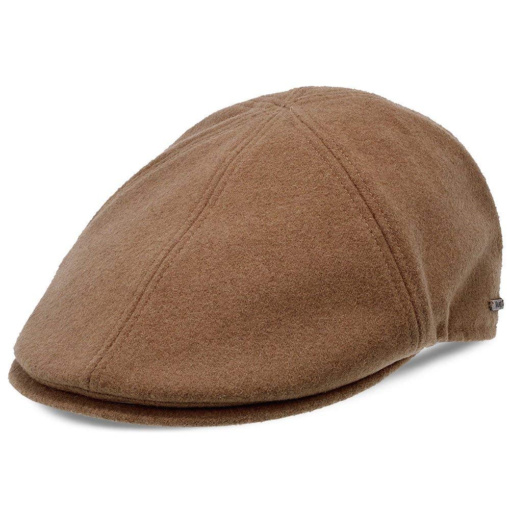 Luxury Wool Duckbill Cap – Classic 6-Panel Design with Cotton Liner for Outdoor Fashion