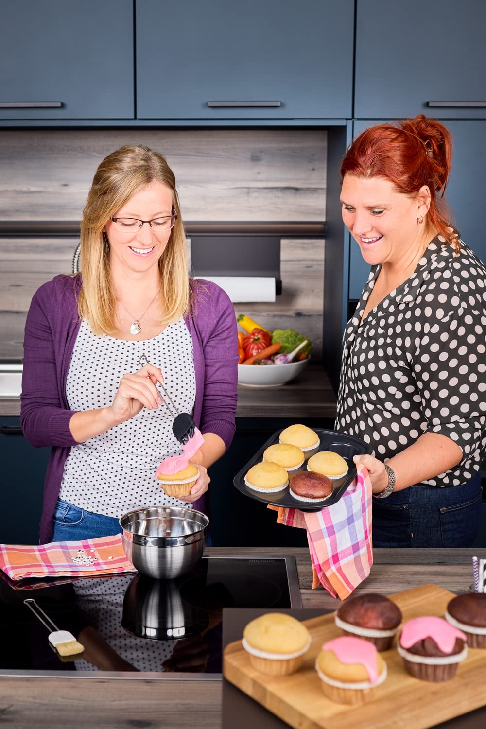Rosle USA 25112 Premium Non-Stick Muffin Baking Pan - 12 Cup Cupcake & Muffin Tin for Home Baking, Perfect for Parties, Breakfast & Desserts