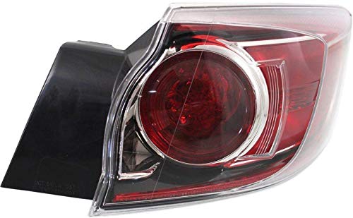2010-2013 Mazda 3 Hatchback Right Passenger Side Tail Light - Replacement Part BBN751150D MA2801147 | Perfect for Night Driving & Enhanced Vehicle Safety