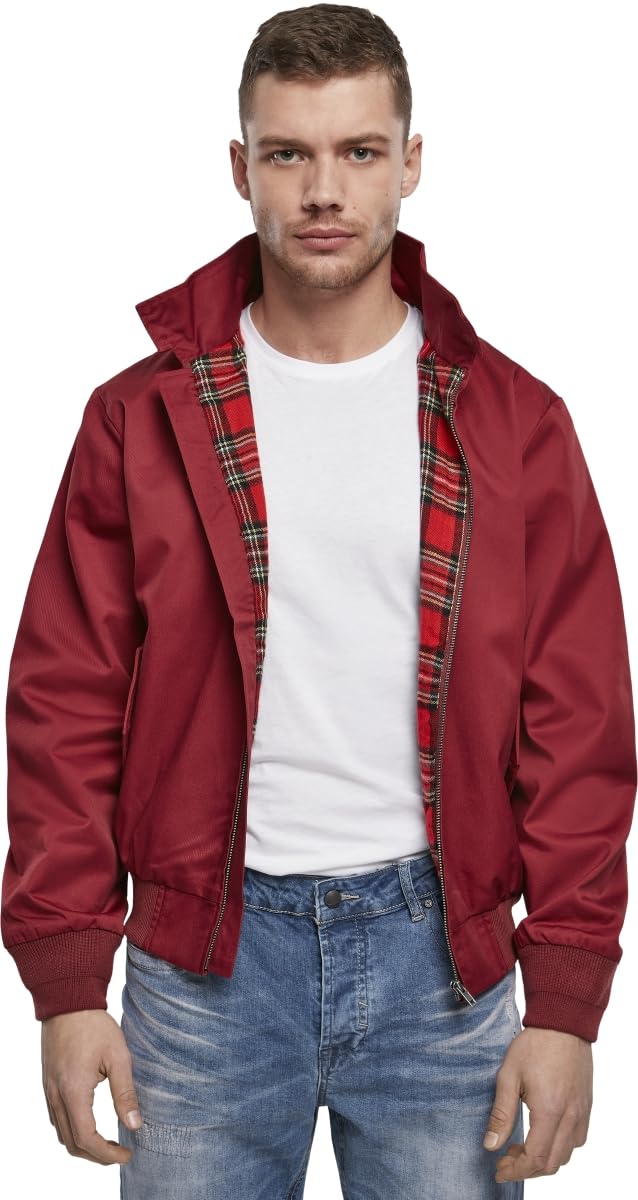 Men's Classic Harrington Jacket - Lightweight Water-Resistant Windbreaker for Casual & Outdoor Wear | Perfect for Spring, Fall & Travel