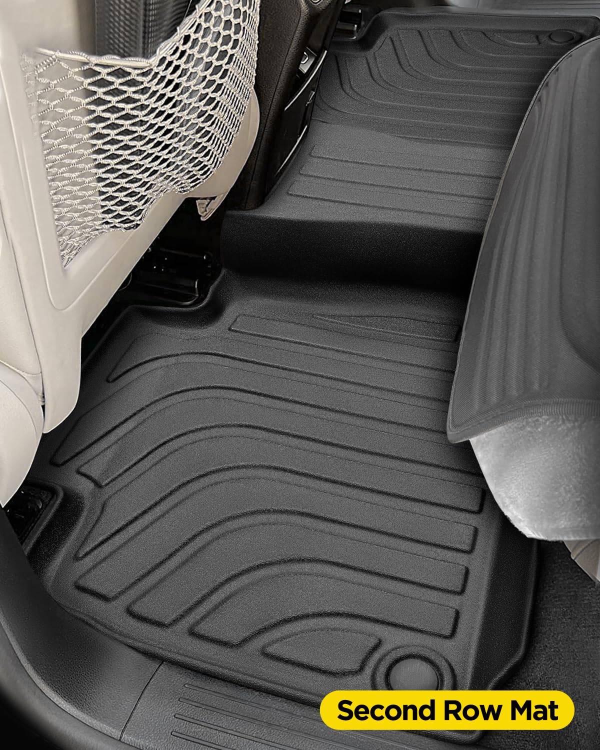 Premium All-Weather TPE Floor Mats for Mercedes-Benz GLE 350/450 (2020-2024) - Heavy Duty Rubber Car Floor Liners & Trunk Mat 4-Piece Set - Perfect for Daily Commuting, Road Trips, and Off-Road Protection (Excludes GLE Coupe Models)
