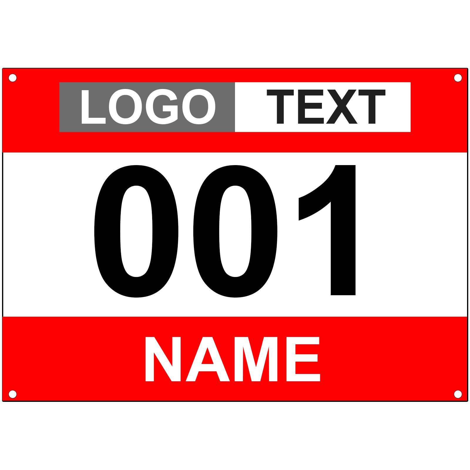Customized Tyvek Running Bibs & Race Numbers 8.2