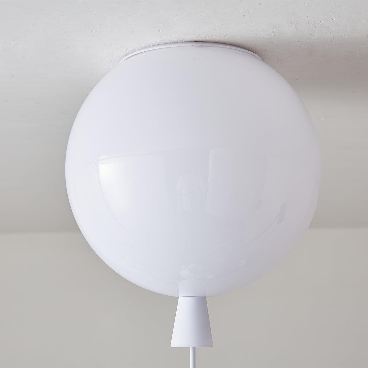 Modern Balloon Glossy Ceiling Light Fixture - Elegant Round LED Chandelier for Living Room, Bedroom & Dining Room - Perfect for Home Decor, Wedding & Party Lighting
