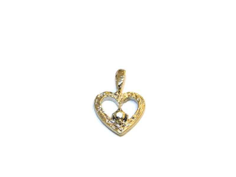 14K Yellow Gold Tiny Heart Pendant Necklace - Dainty & Elegant Jewelry Gift for Women, Girlfriend, Wife - Perfect for Valentine's Day, Anniversary & Everyday Wear