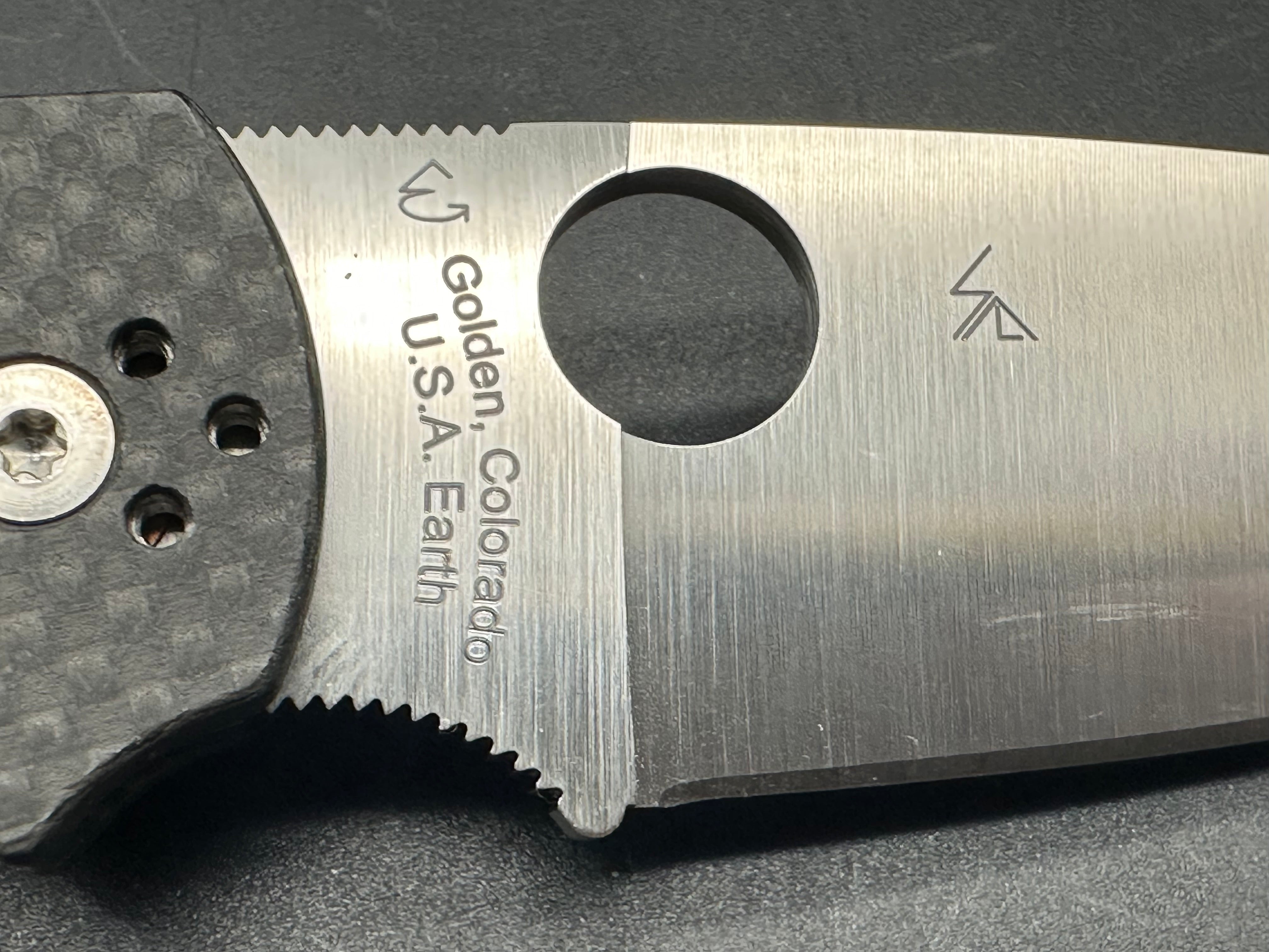 Spyderco Native Chief Lockback Knife - Carbon Fiber Handle, 4.08