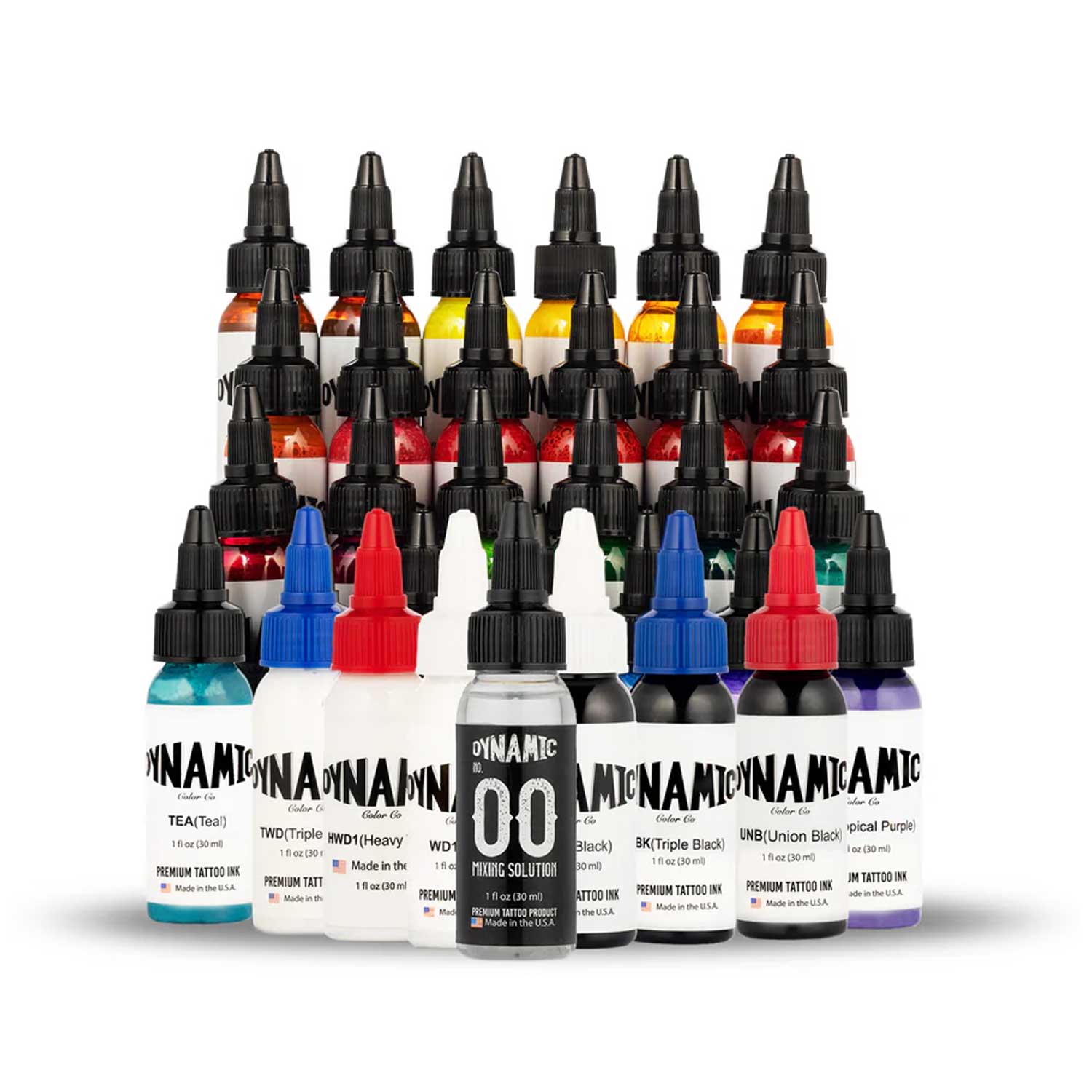 Premium 31-Color Dynamic Master Collection Ink Set - 1oz Bottles for Calligraphy, Scrapbooking & DIY Crafts