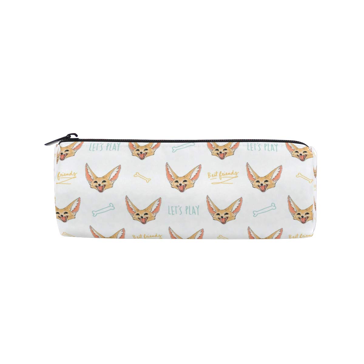 Fennec Fox Pencil Case - Cute Pen Bag & Makeup Pouch for School, Office, Travel | ChunBB Stationery Organizer for Cosmetics, Pens & Accessories | Perfect for Students, Professionals & Travelers