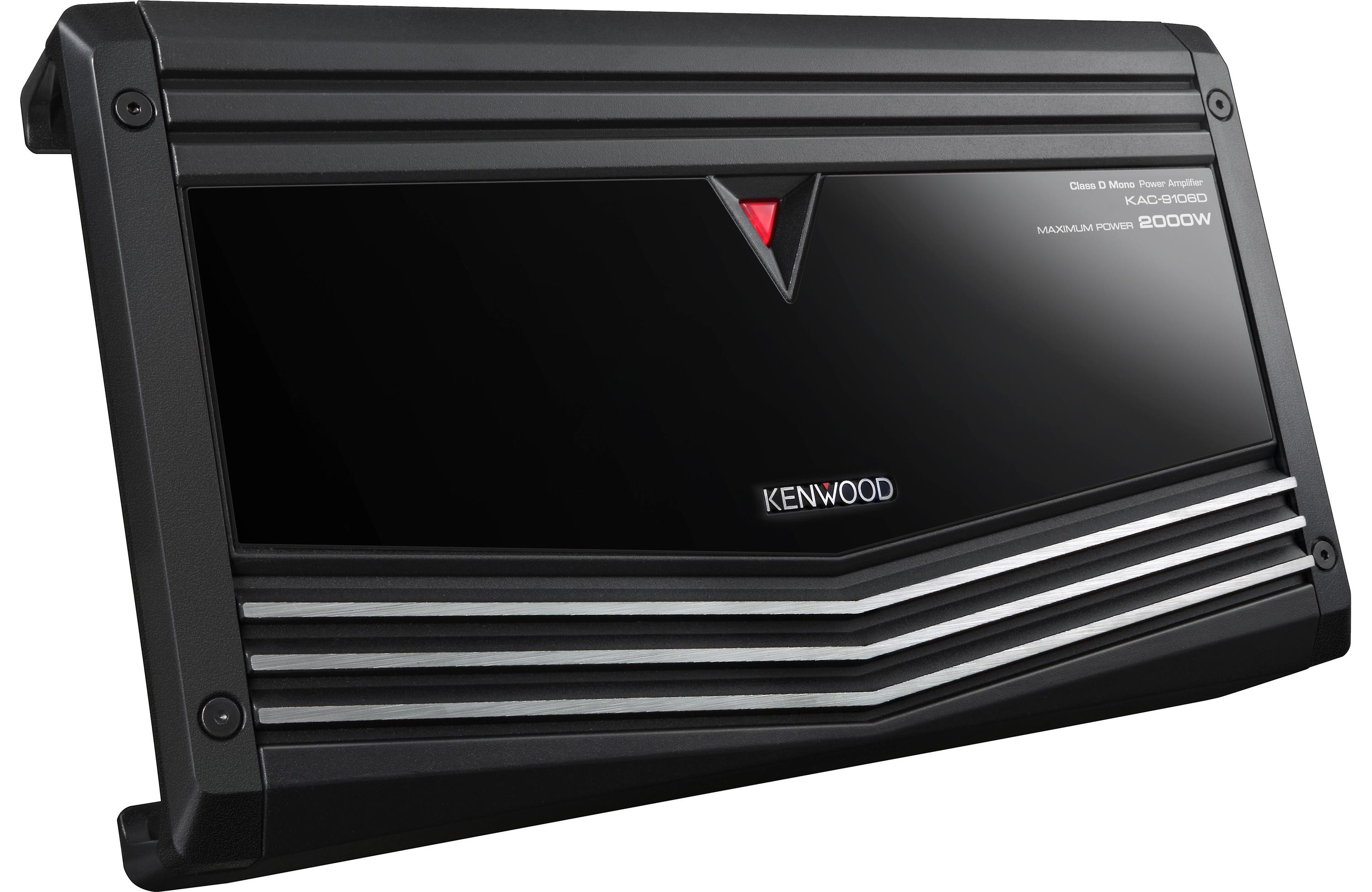 Kenwood KAC 9106D 1000W Class D Mono Car Amplifier - High Power Bass Boost for Car Audio Systems & Subwoofers | Perfect for Truck, SUV & Vehicle Upgrades