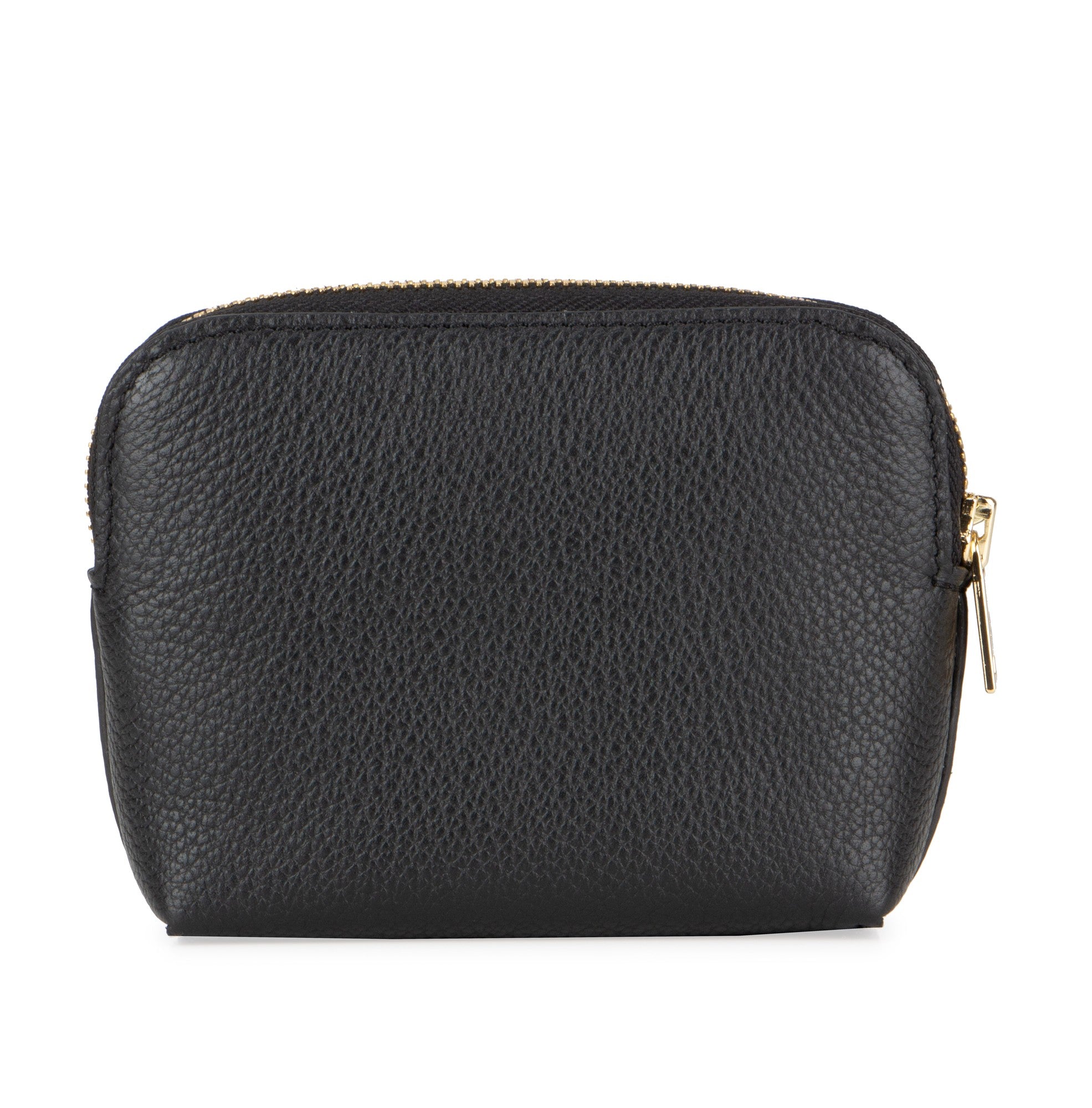 Deadly Ponies Black Leather Crossbody Poucher - Stylish & Compact for Everyday Use, Travel & Work