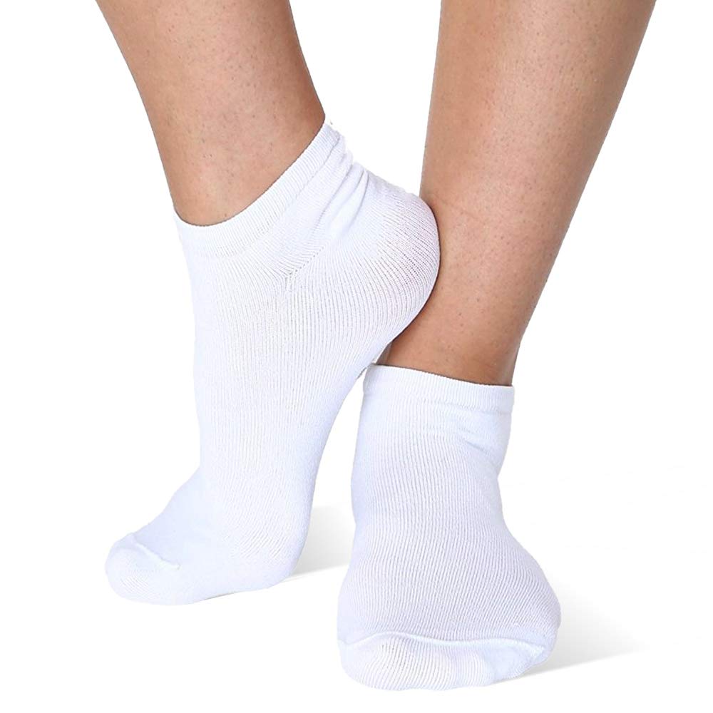 White Kids Ankle Socks for Boys & Girls (Size 4-6) - 144 Pack Bulk Wholesale - Perfect for School, Sports & Everyday Wear