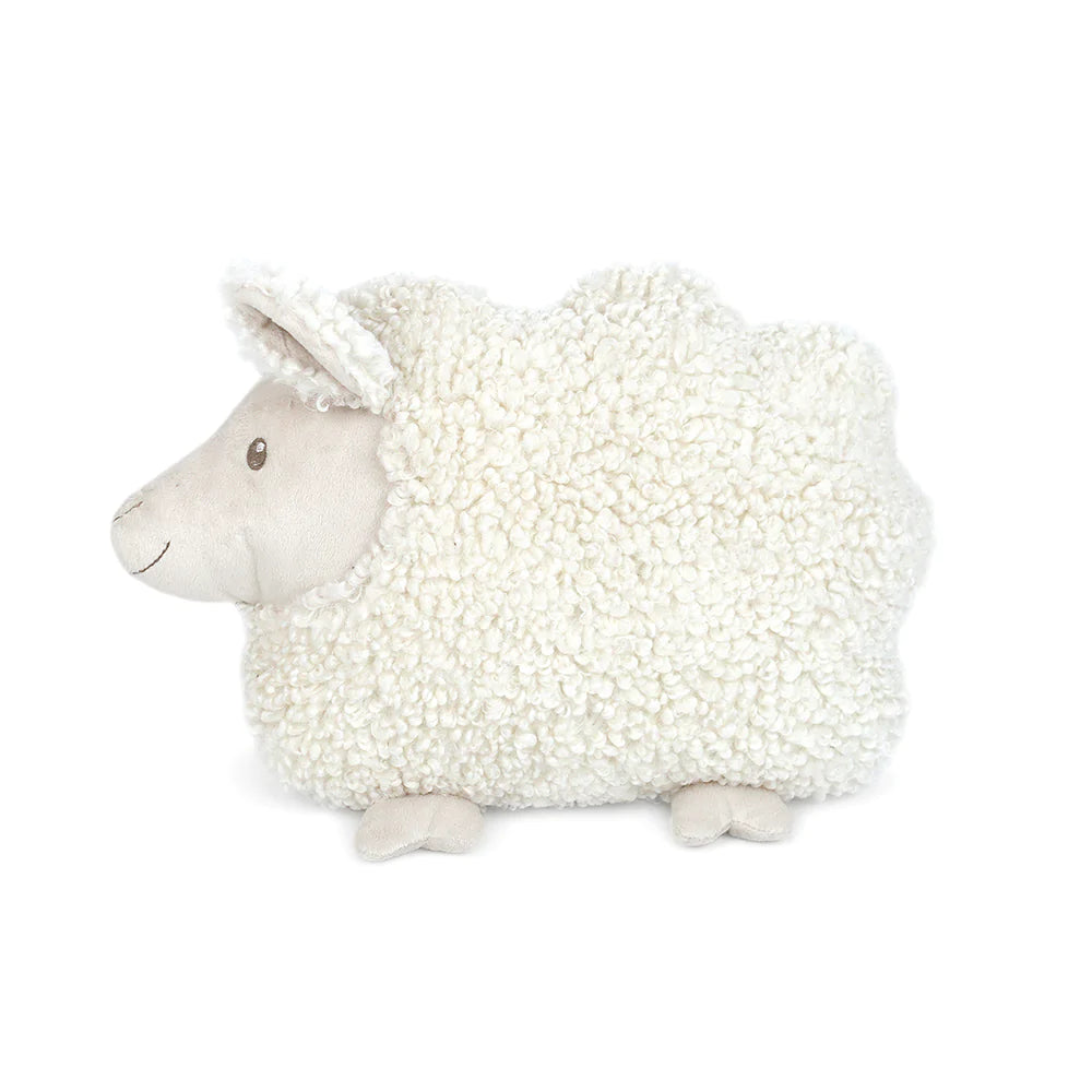 Elegant Lamb Accent Decor for Home & Nursery - Perfect for Farmhouse, Rustic, and Baby Shower Themes | Handmade Wool Lamb Figurine for Shelf, Table, and Wall Decor