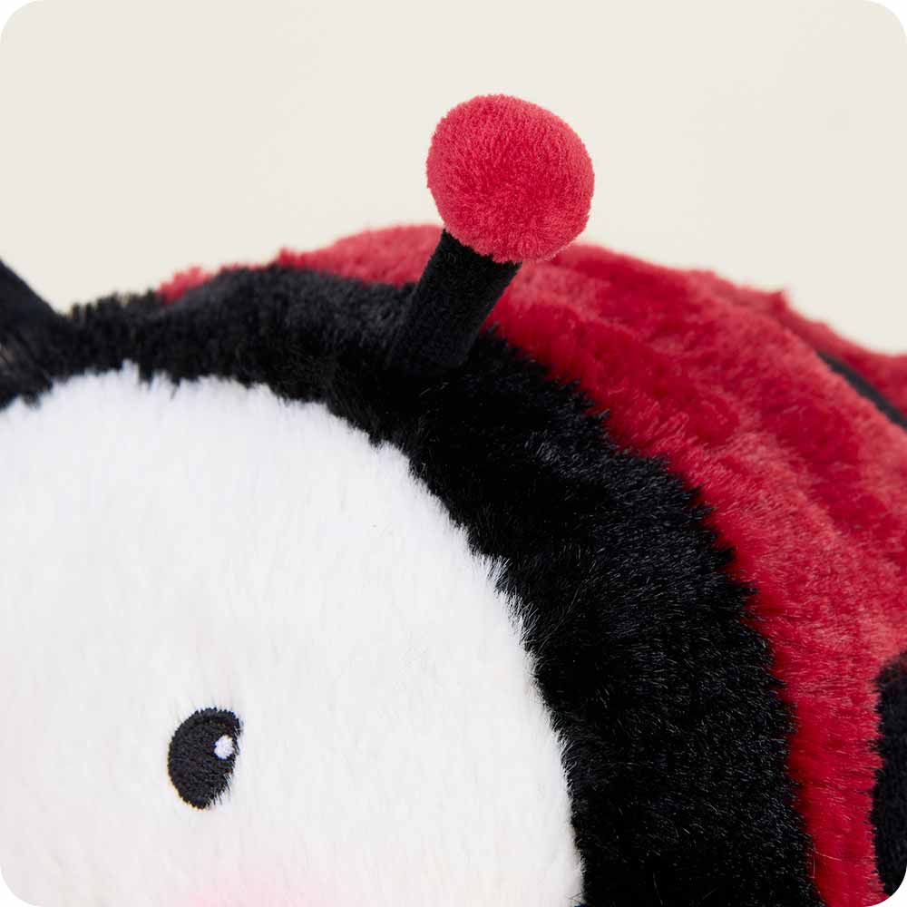 Ladybug Warmies Plush Stuffed Animal - Microwaveable Heating Pad for Kids & Adults - Perfect for Stress Relief, Anxiety, and Cold Weather Comfort - Ideal for Gifts, Bedtime, and Relaxation