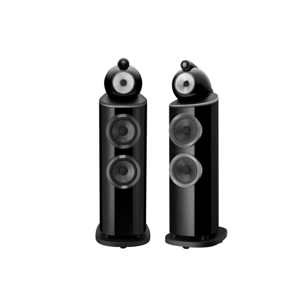 Bowers & Wilkins 803 D4 Premium Floorstanding Speakers (Pair) - B-Stock - High-End Audio for Home Theater & Music Listening
