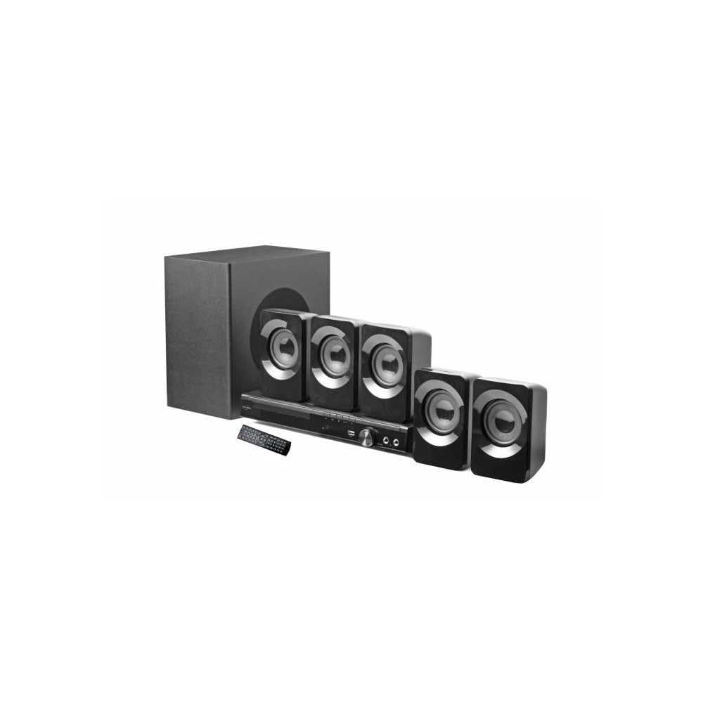 Inovalley 5.1 Channel Home Theater System with Bluetooth Subwoofer & DVD Player - Perfect for Movie Nights, Gaming, and Home Entertainment