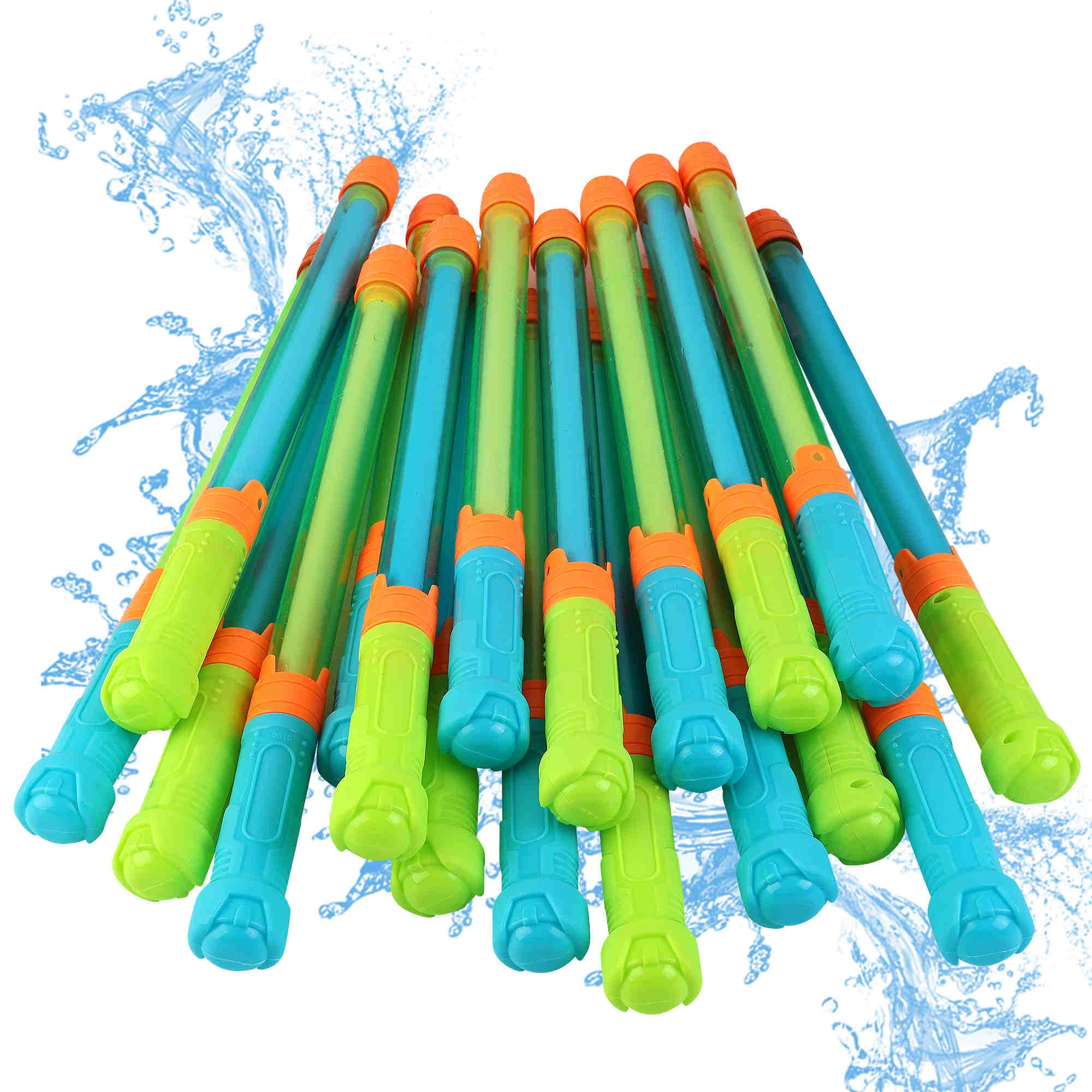 Water Guns for Kids - 18-Pack Pool Toys for Summer Water Fights Ages 3-8 | Outdoor Play & Beach Fun