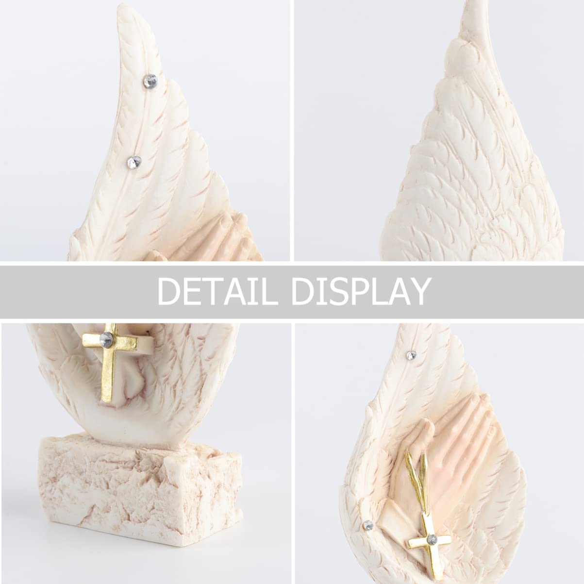 VICASKY 1pc Resin Handicraft Jesus Figurine - Christian Home Decor, Desktop Religious Art, Gift for Baptism Christmas Easter, Church Altar Decoration