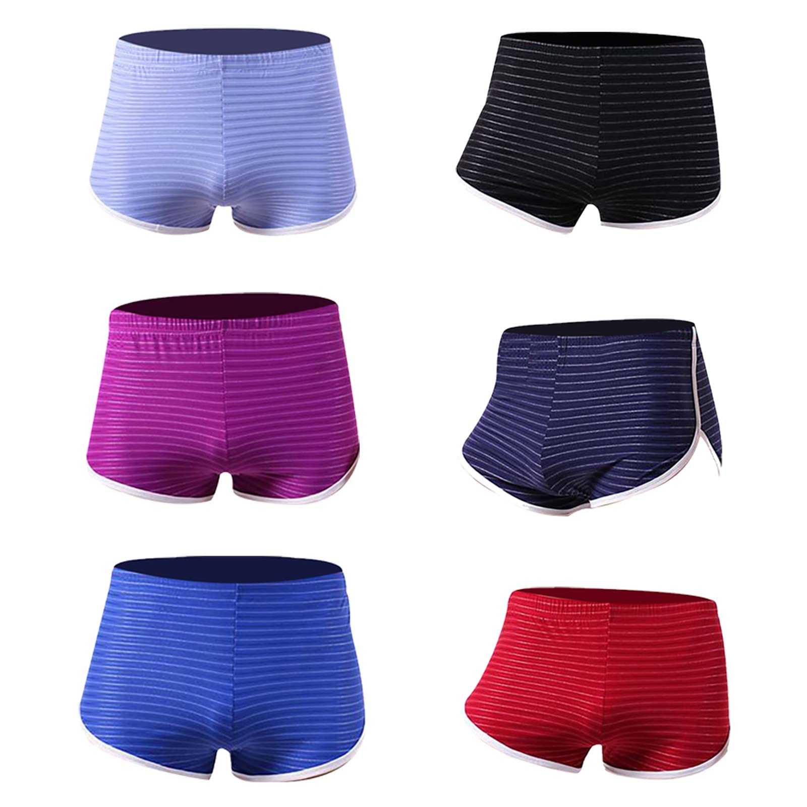 QIFLY Men's Boxer Shorts - Stretch Cotton Breathable Underwear with Pouch Support, Low Rise Loose Fit Trunks for Everyday Comfort | Perfect for Workout, Sleep & Daily Wear