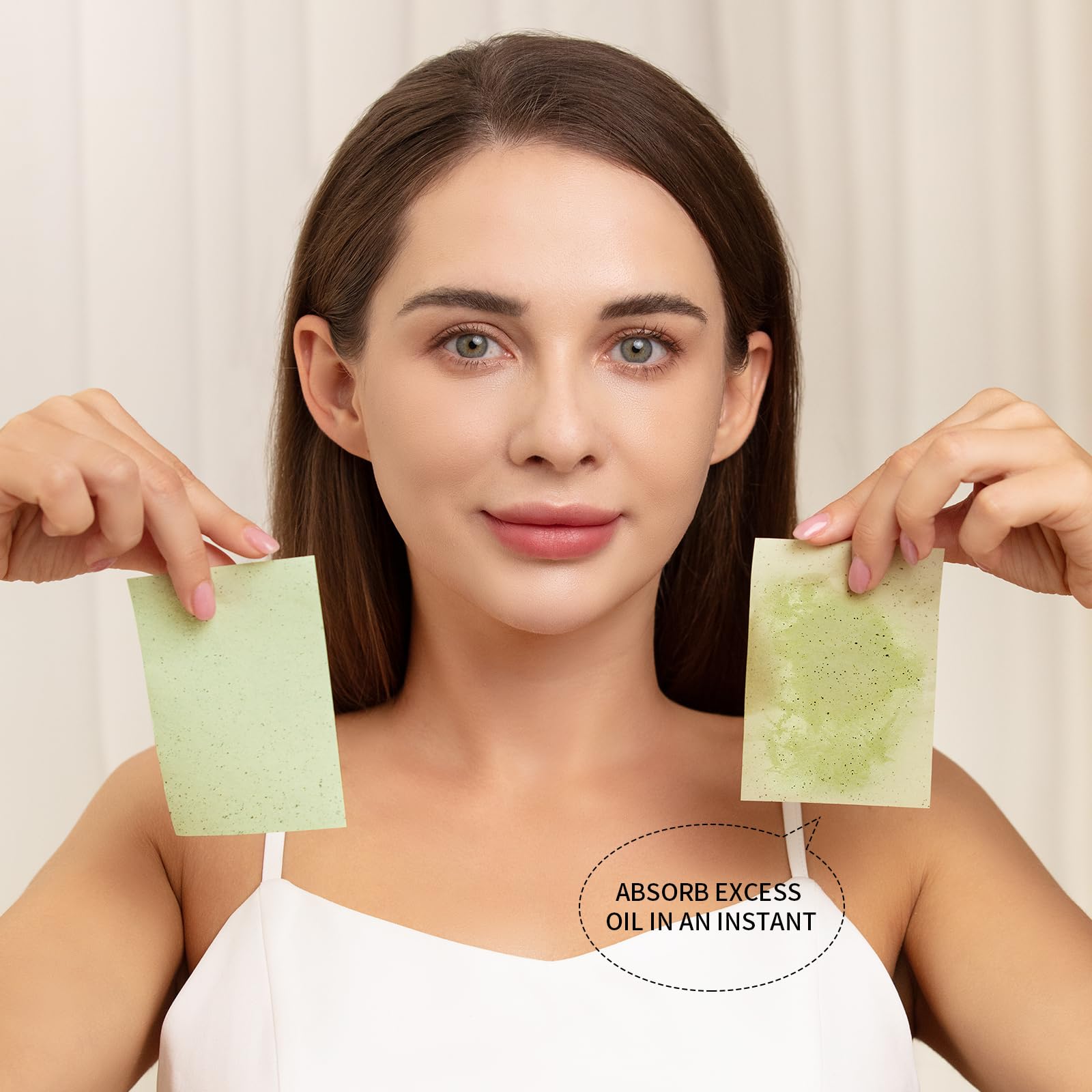 Teenitor Oil Absorbing Blotting Sheets for Oily Skin - 600 Pack Face Oil Control Film & Shine Removal Wipes | Perfect for On-the-Go Makeup Touch-Ups, Gym, and Daily Oil Control