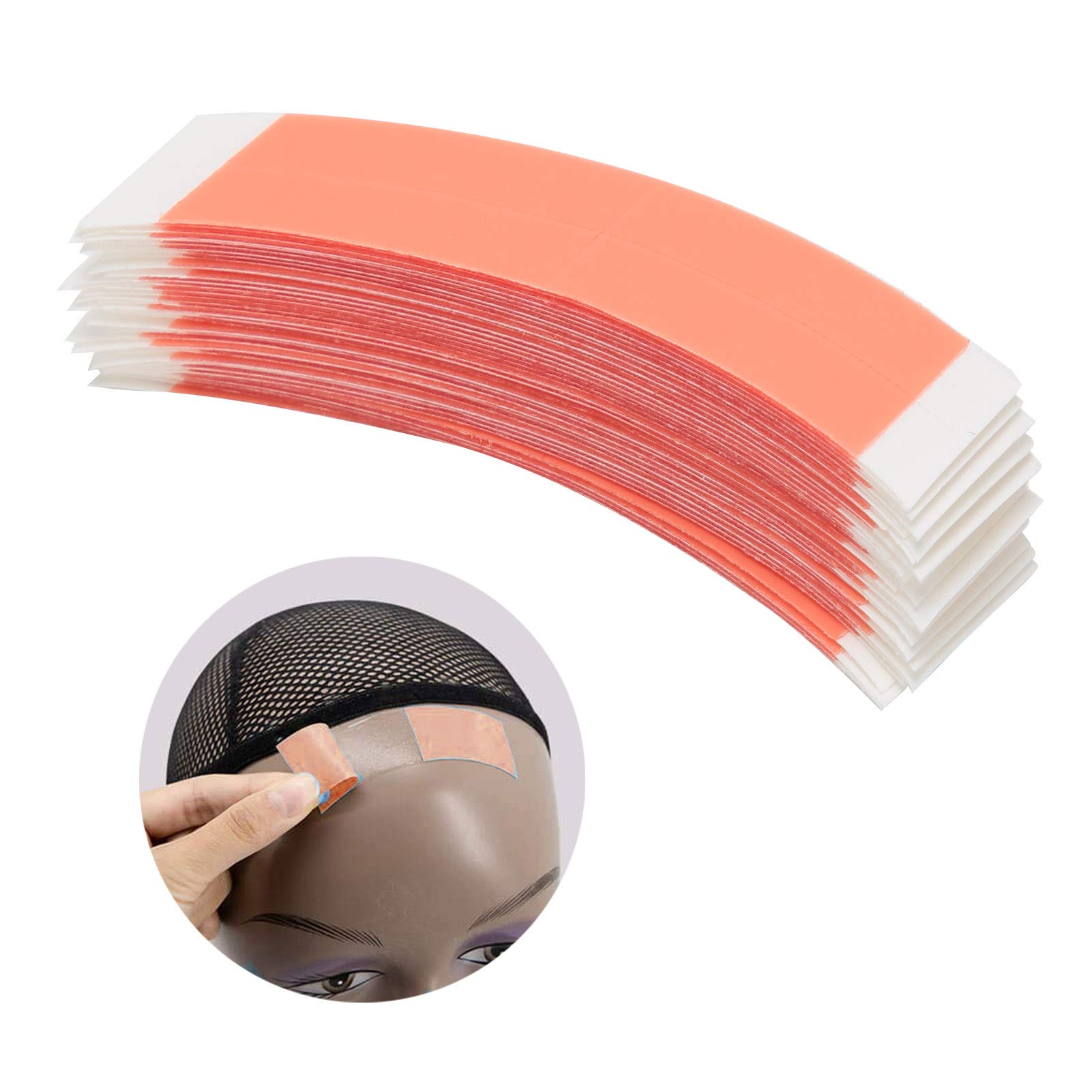 36pcs Double Sided Wig Adhesive Tape for Lace Front Wigs - Strong Hold & Invisible Hair Extension Accessories - Perfect for Daily Wear, Cosplay & Special Occasions