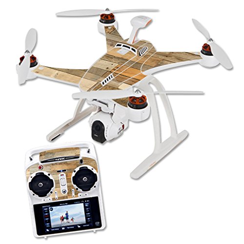 MightySkins Protective Vinyl Wrap Skin for Blade Chroma Drone - Reclaimed Wood Design | Durable Custom Decal Cover for Quadcopter | Perfect for Outdoor Aerial Photography & FPV Racing