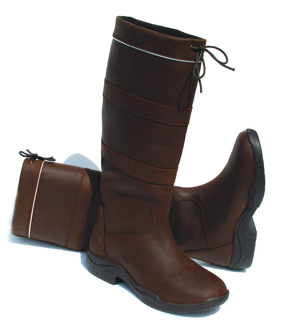 Rhinegold Harlem Country Boots for Women - Stylish Western Cowgirl Boots with Comfortable Fit - Perfect for Rodeo, Line Dancing & Country Music Festivals