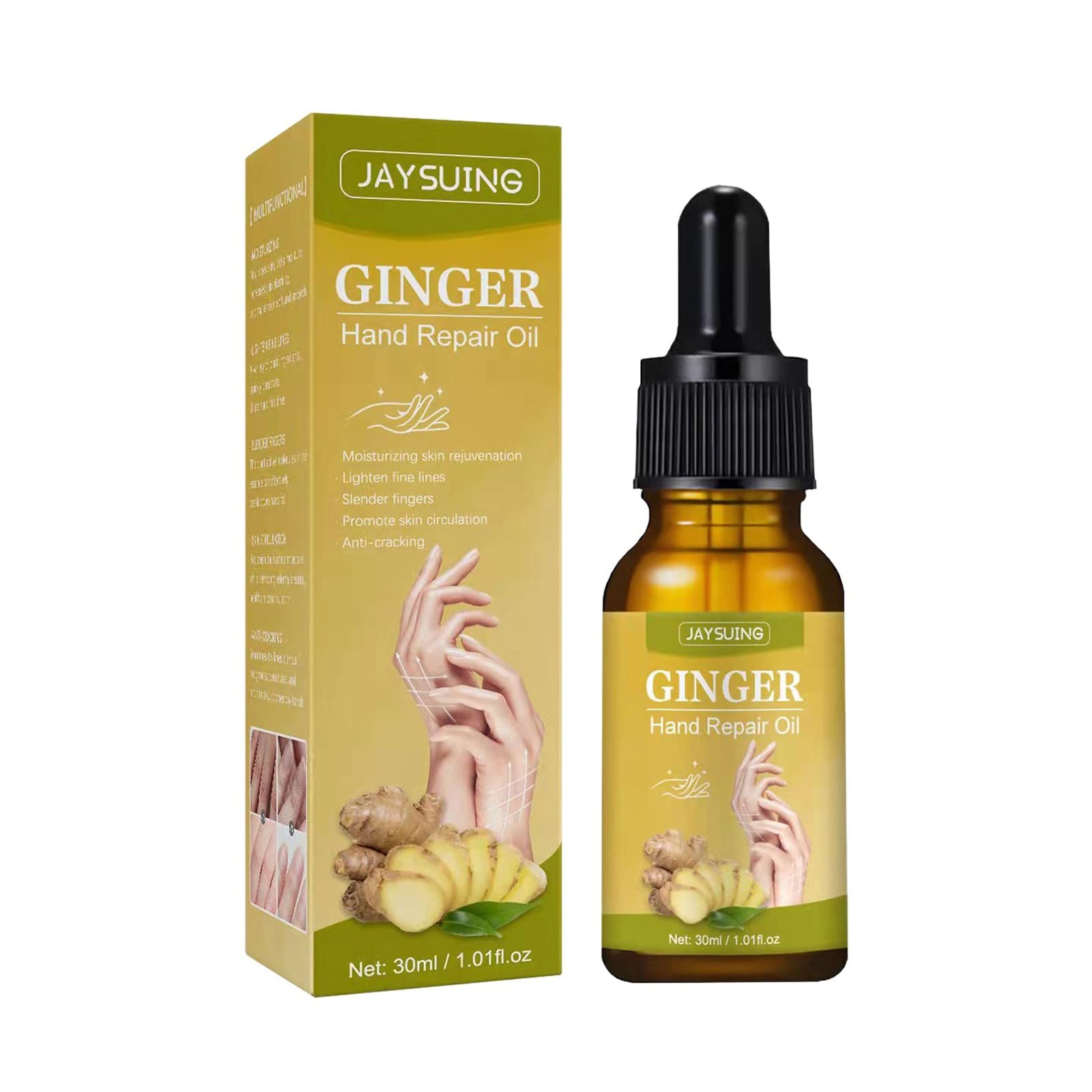 Rose Oil for Skin - 30ml Anti-Aging Hand & Finger Massage Oil with Whitening & Firming Benefits | Perfect for Dry Skin Care & Spa Treatments