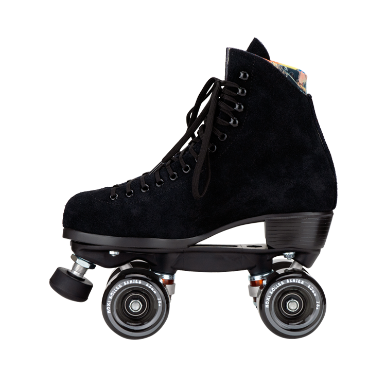 Moxi Lolly Roller Skates - Premium Black Quad Skates for Women & Girls | Outdoor, Indoor, Rink & Park Skating