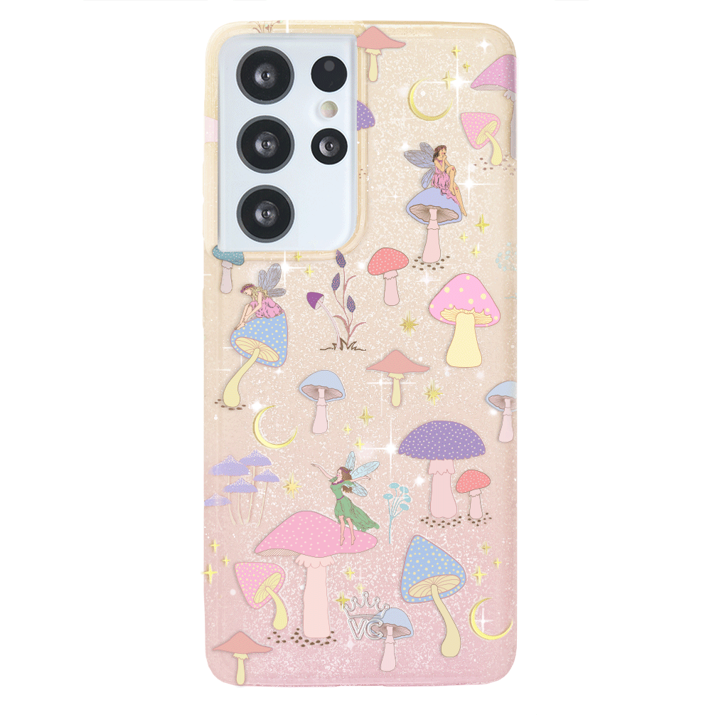 Enchanted Mushroom Galaxy Phone Case for Samsung - Protective & Stylish Cover for Daily Use, Outdoor Adventures & Trendy Aesthetics