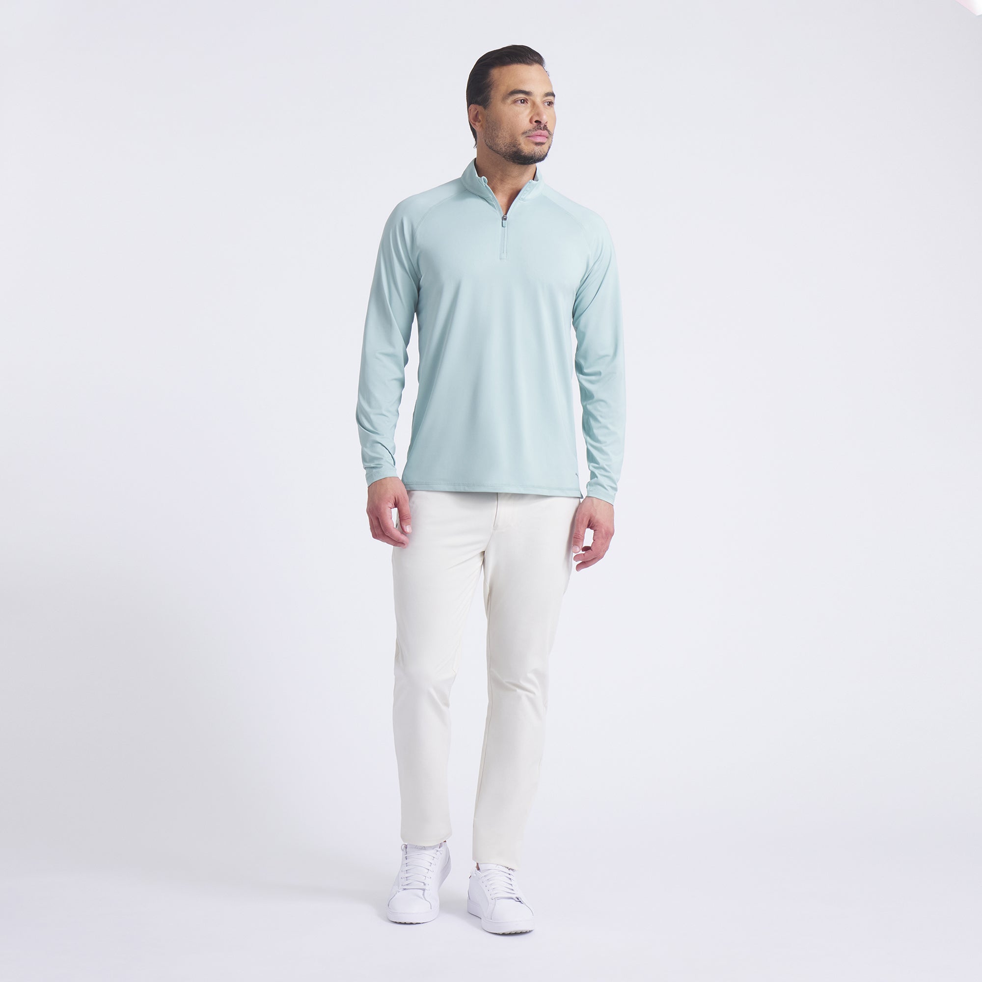 YouV Brrr Golf 1/4 Zip Pullover - Lightweight Performance Quarter-Zip Golf Shirt for Men - Perfect for Golfing, Running & Outdoor Activities