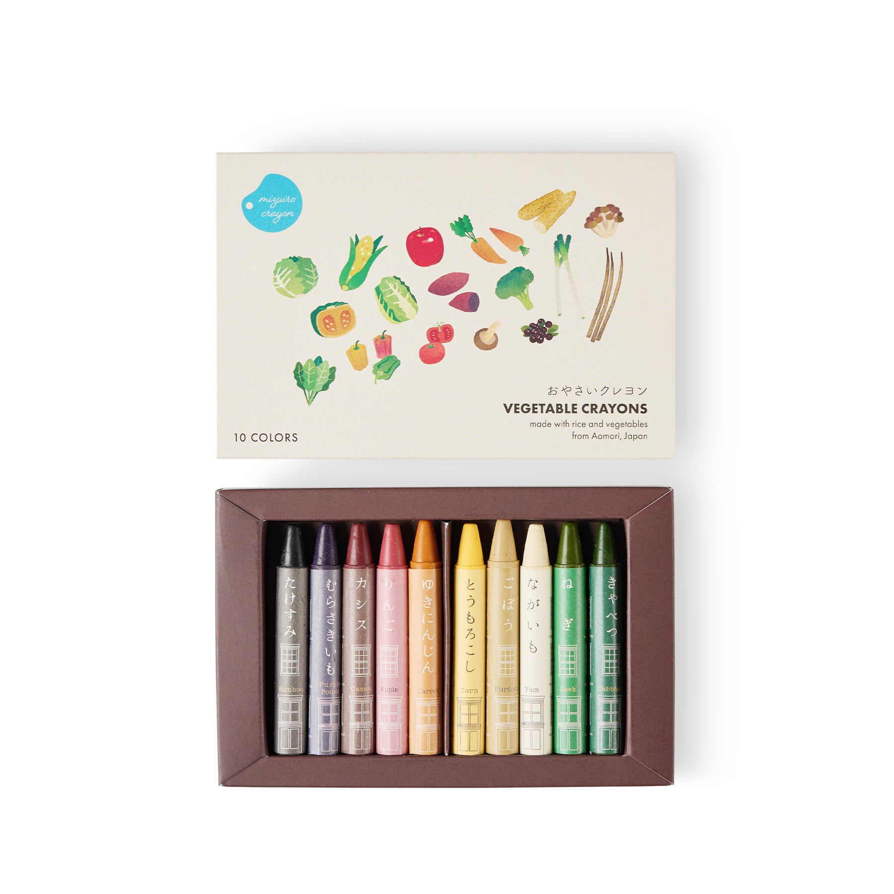Non-Toxic Vegetable Crayons for Kids - Safe & Washable Art Supplies for Toddlers | Perfect for Classroom, Home & Birthday Party Activities