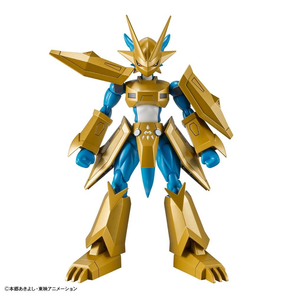 Figure Rise Standard Digimon Adventure 02 Magnamon Action Figure Model Kit - Perfect for Collectors, Anime Fans & DIY Enthusiasts - Display, Gift or Battle Scenes