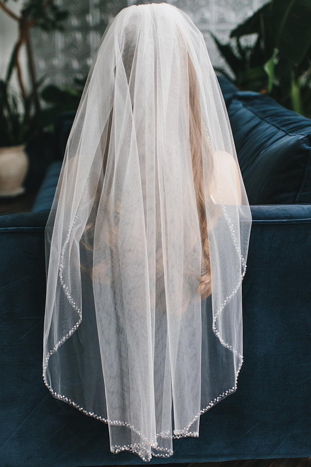 Mariah Pearl & Crystal Veil Bridal Headpiece - Elegant Wedding Hair Accessories for Bride, Bridesmaids & Special Occasions | Perfect for Weddings, Prom, Quinceañera & Formal Events