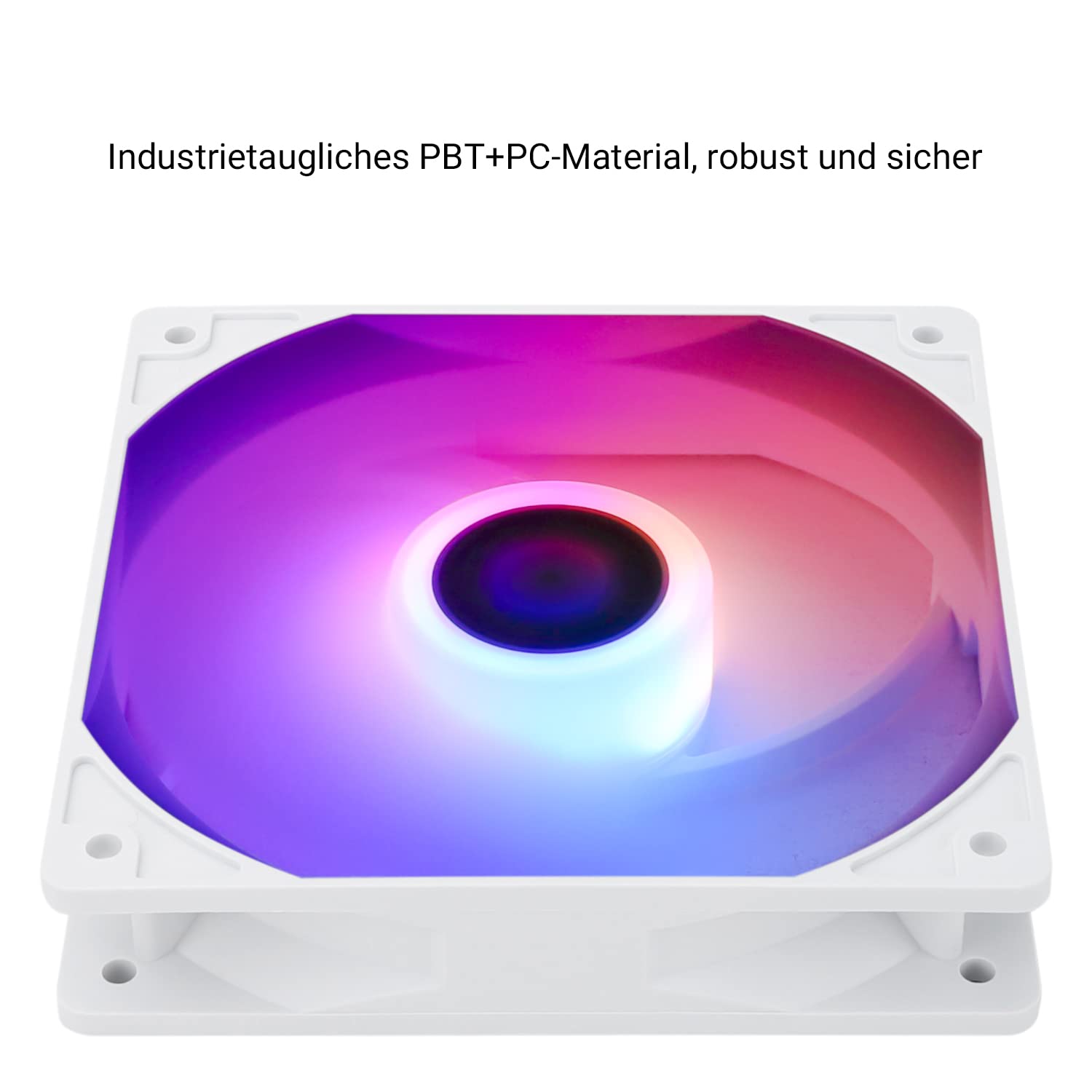 Thermalright TL-C12CW-S 120mm White ARGB PWM CPU Cooler Fan - Silent S-FDB Bearing, 1550RPM for PC Case Cooling | Perfect for Gaming Rigs & High-Performance Computer Builds