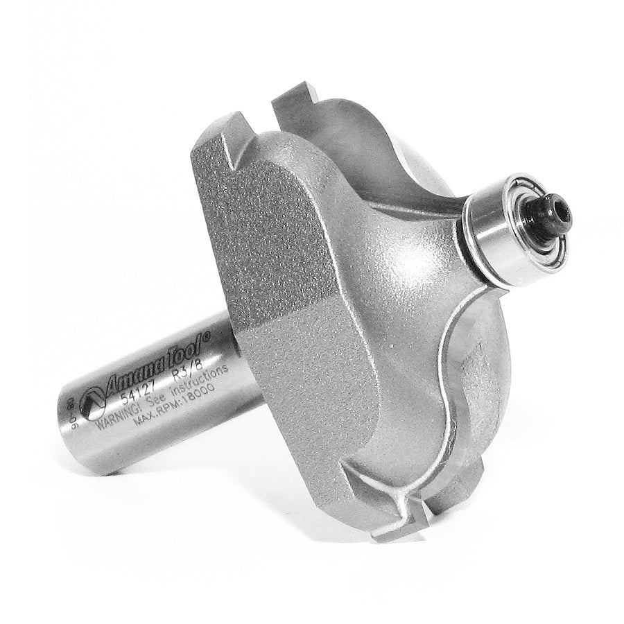 Amana 54127 Carbide Tipped Ogee Fillet Router Bit - 3/8
